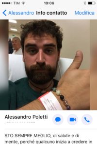 alessandro poletti salute migliore pronto soccorso codice giallo stato whatsapp