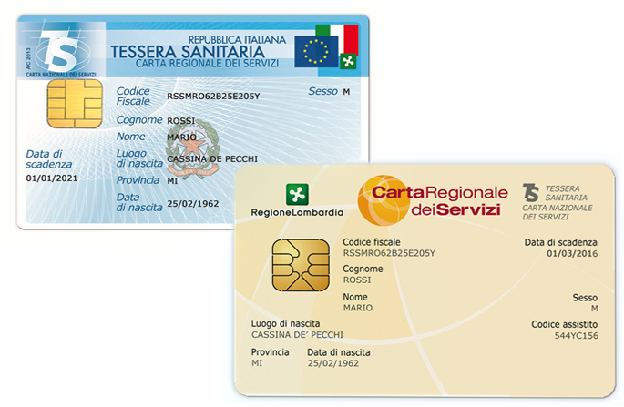 Carta Regionale dei Servizi (Tessera Sanitaria Nazionale) e PIN online